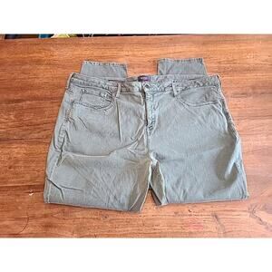 NYDJ Jeans Womens 22W Green Denim Ami Skinny Ankle Lift Tuck Stretch